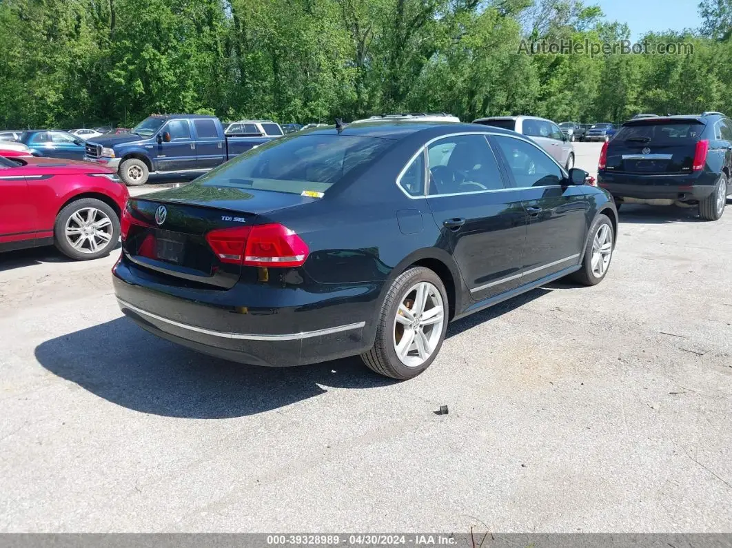 2014 Volkswagen Passat 2.0l Tdi Sel Premium Black vin: 1VWCN7A31EC072134