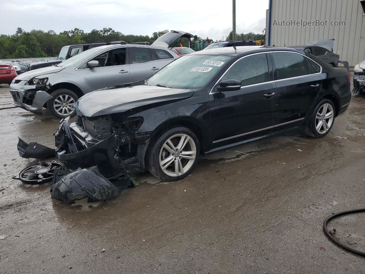 2014 Volkswagen Passat Sel Black vin: 1VWCN7A31EC074904