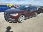 2014 Volkswagen Passat Sel Burgundy vin: 1VWCN7A31EC102202