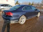 2012 Volkswagen Passat Sel Blue vin: 1VWCN7A32CC063889