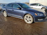 2012 Volkswagen Passat Sel Blue vin: 1VWCN7A32CC063889