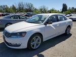 2012 Volkswagen Passat Sel White vin: 1VWCN7A32CC076917