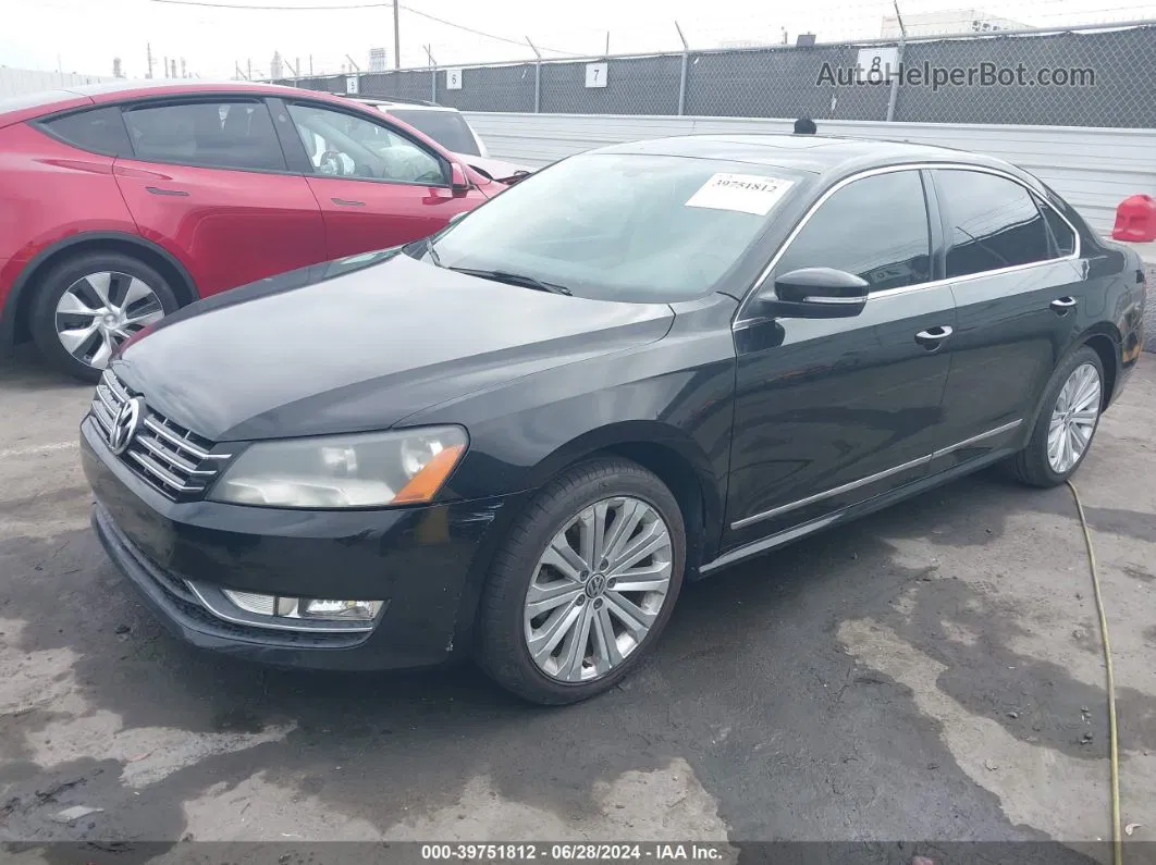 2013 Volkswagen Passat 2.0l Tdi Sel Premium Black vin: 1VWCN7A32DC004391