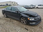 2013 Volkswagen Passat Sel Черный vin: 1VWCN7A32DC044311