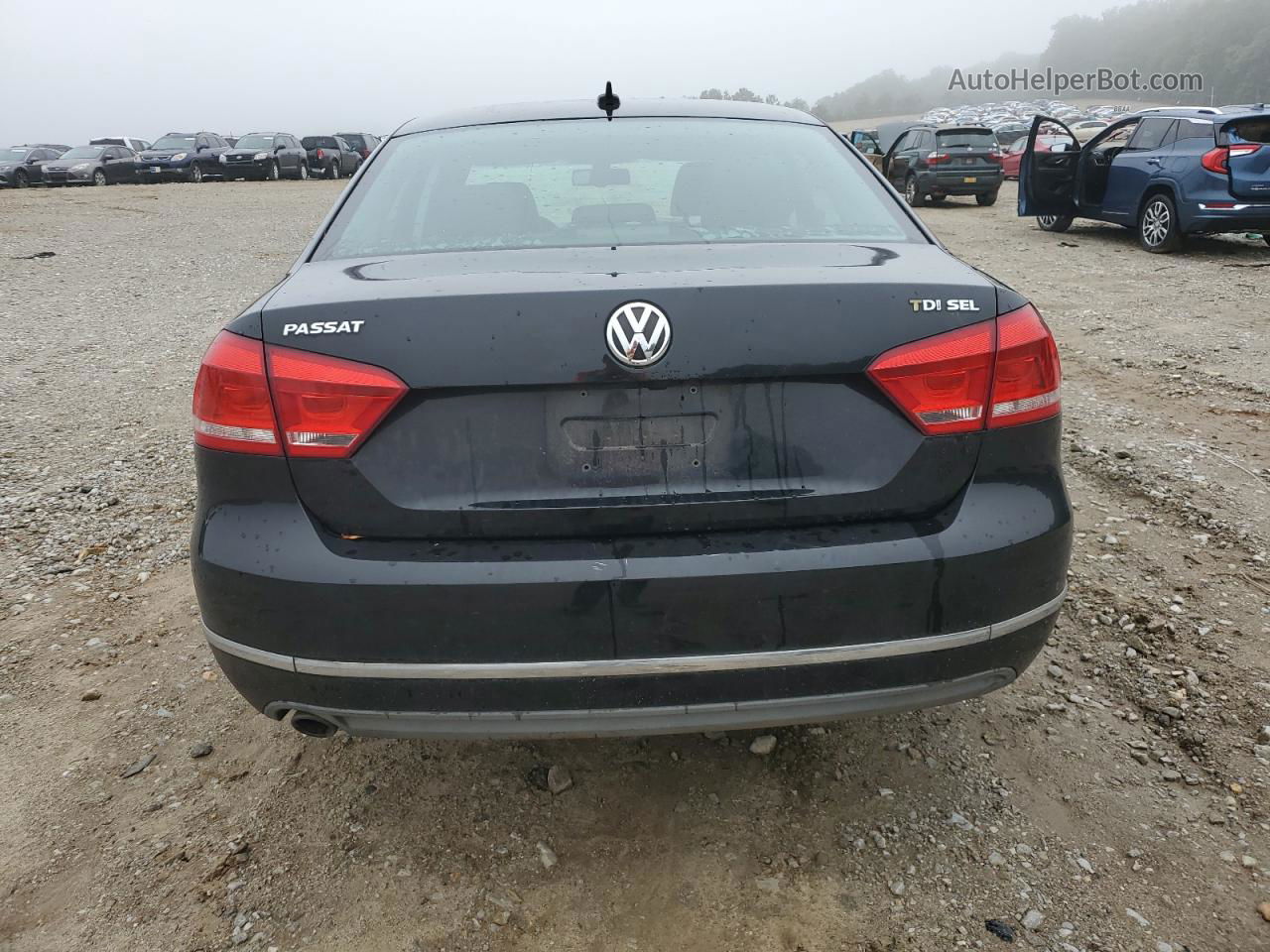 2013 Volkswagen Passat Sel Black vin: 1VWCN7A32DC044311