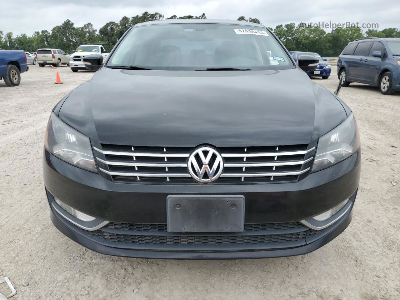 2013 Volkswagen Passat Sel Black vin: 1VWCN7A32DC146630