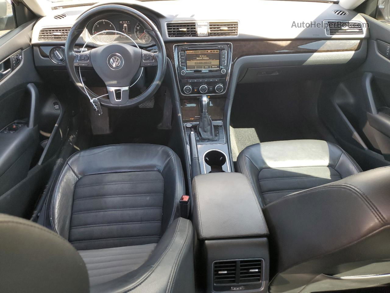 2014 Volkswagen Passat Sel Серебряный vin: 1VWCN7A32EC026456