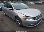 2014 Volkswagen Passat 2.0l Tdi Sel Premium Gray vin: 1VWCN7A32EC053270