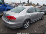 2014 Volkswagen Passat 2.0l Tdi Sel Premium Gray vin: 1VWCN7A32EC053270