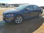 2014 Volkswagen Passat Sel Blue vin: 1VWCN7A32EC091324