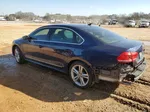 2014 Volkswagen Passat Sel Синий vin: 1VWCN7A32EC091324