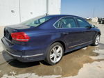 2013 Volkswagen Passat Sel Синий vin: 1VWCN7A33DC019076