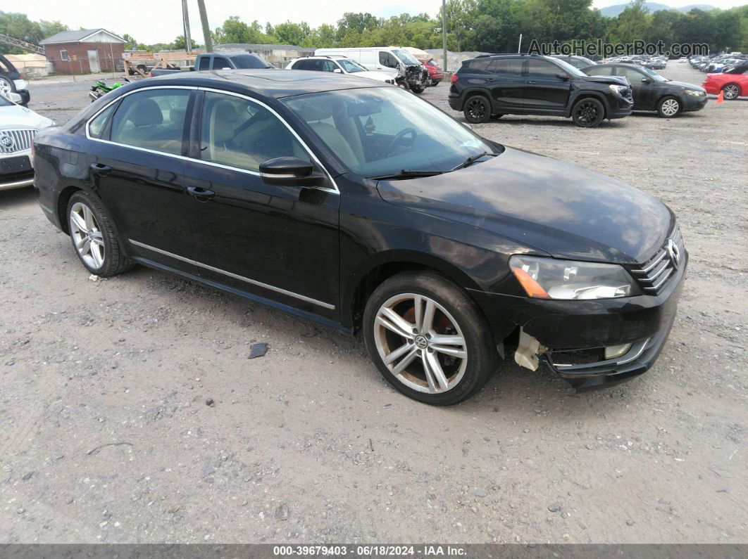 2014 Volkswagen Passat 2.0l Tdi Sel Premium Черный vin: 1VWCN7A33EC040852