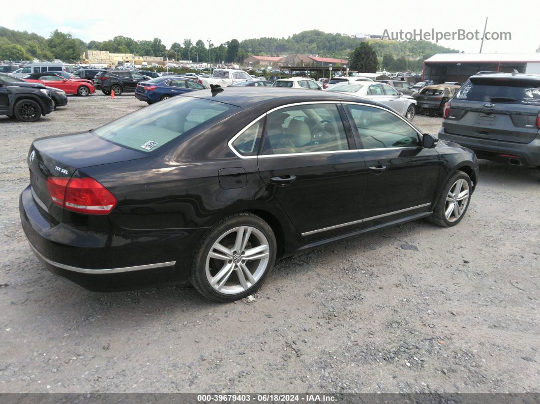 2014 Volkswagen Passat 2.0l Tdi Sel Premium Черный vin: 1VWCN7A33EC040852