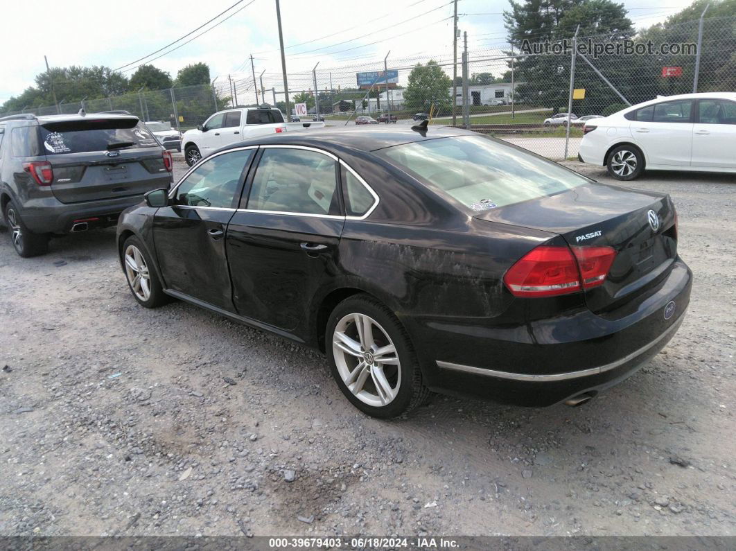 2014 Volkswagen Passat 2.0l Tdi Sel Premium Черный vin: 1VWCN7A33EC040852