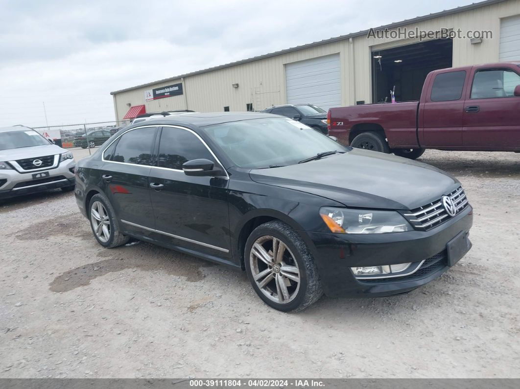 2014 Volkswagen Passat 2.0l Tdi Sel Premium Black vin: 1VWCN7A33EC110270