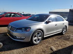 2013 Volkswagen Passat Sel Silver vin: 1VWCN7A34DC033181