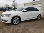 2013 Volkswagen Passat Sel White vin: 1VWCN7A34DC144345