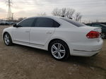 2013 Volkswagen Passat Sel White vin: 1VWCN7A34DC144345