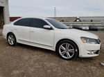 2013 Volkswagen Passat Sel White vin: 1VWCN7A34DC144345