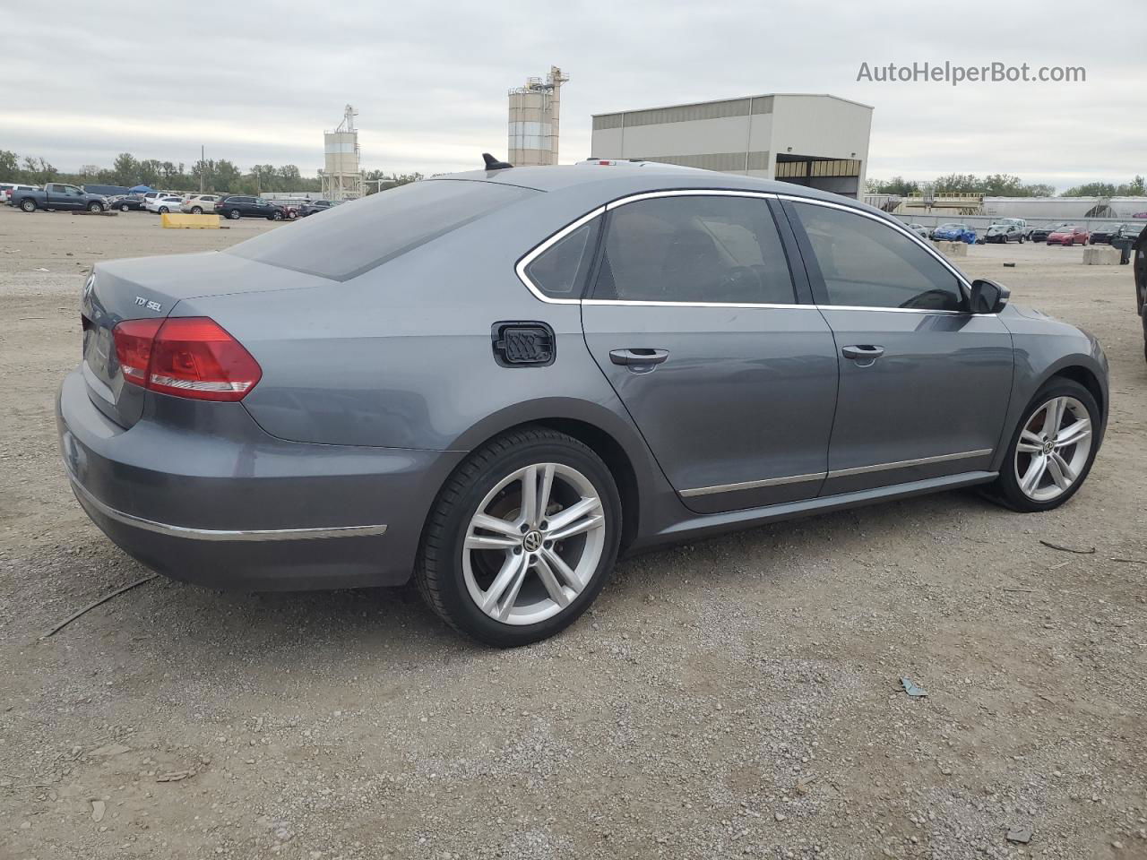 2014 Volkswagen Passat Sel Gray vin: 1VWCN7A34EC046997