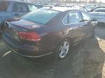 2014 Volkswagen Passat Sel Burgundy vin: 1VWCN7A34EC051083