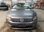 2013 Volkswagen Passat Sel Gray vin: 1VWCN7A35DC098976