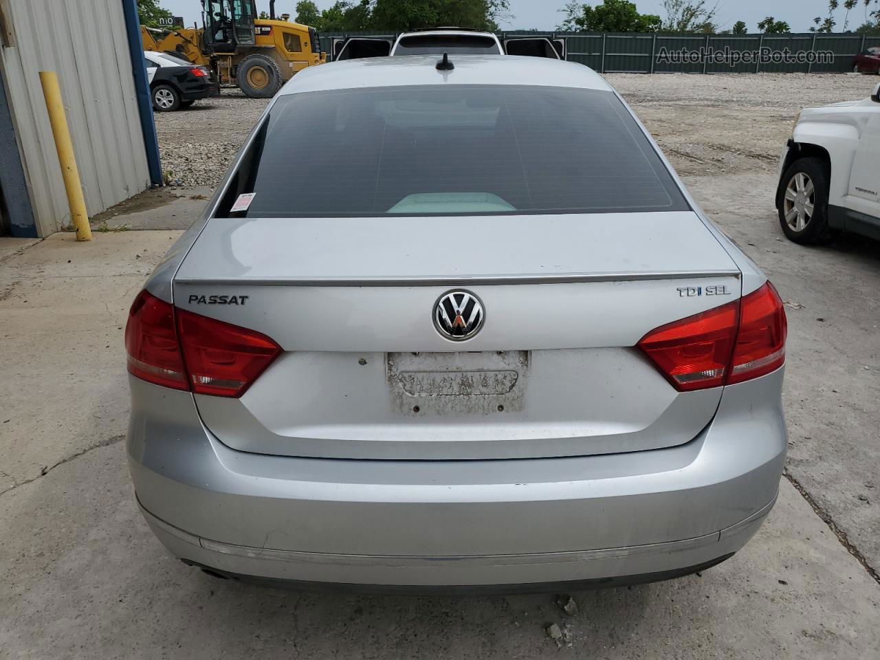 2014 Volkswagen Passat Sel Gray vin: 1VWCN7A35EC054106