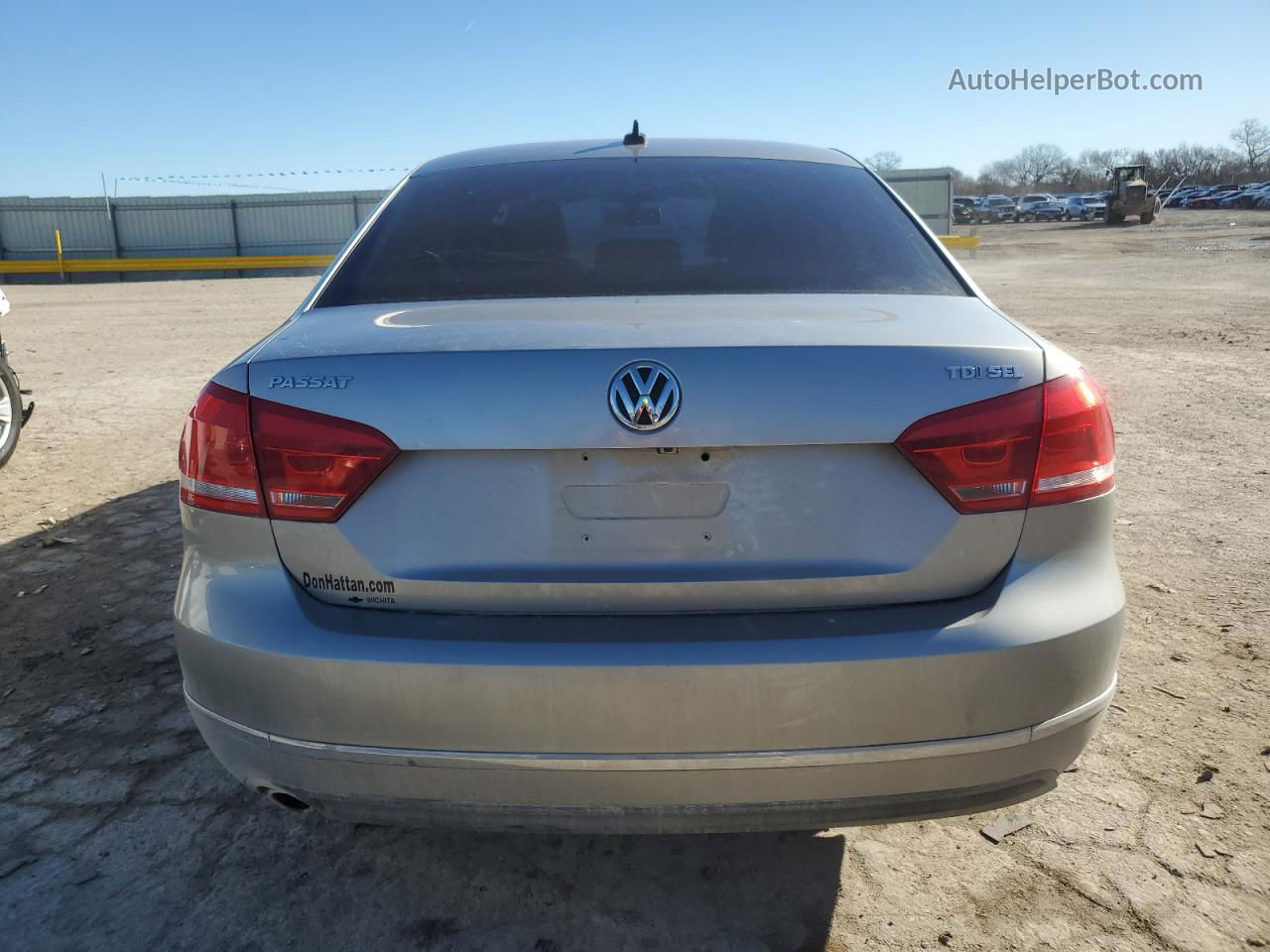 2014 Volkswagen Passat Sel Silver vin: 1VWCN7A35EC089230