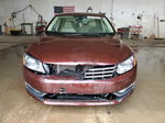 2012 Volkswagen Passat Sel Burgundy vin: 1VWCN7A36CC065502