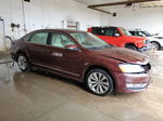 2012 Volkswagen Passat Sel Burgundy vin: 1VWCN7A36CC065502