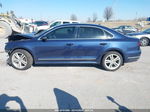 2012 Volkswagen Passat 2.0l Tdi Sel Premium Синий vin: 1VWCN7A36CC094093