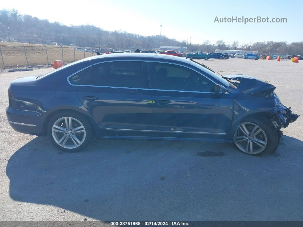 2012 Volkswagen Passat 2.0l Tdi Sel Premium Синий vin: 1VWCN7A36CC094093