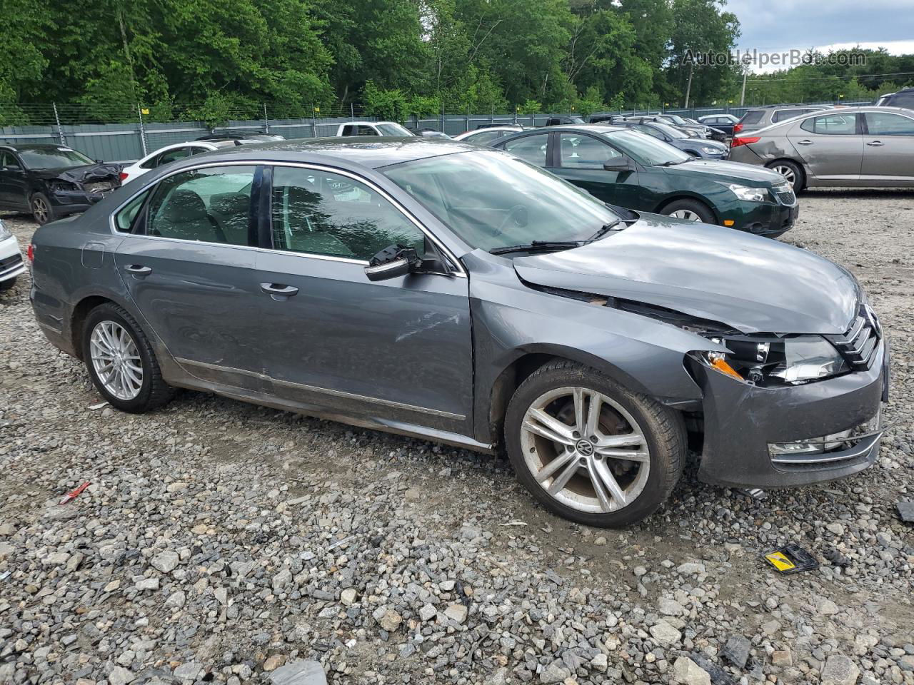 2013 Volkswagen Passat Sel Charcoal vin: 1VWCN7A36DC005334