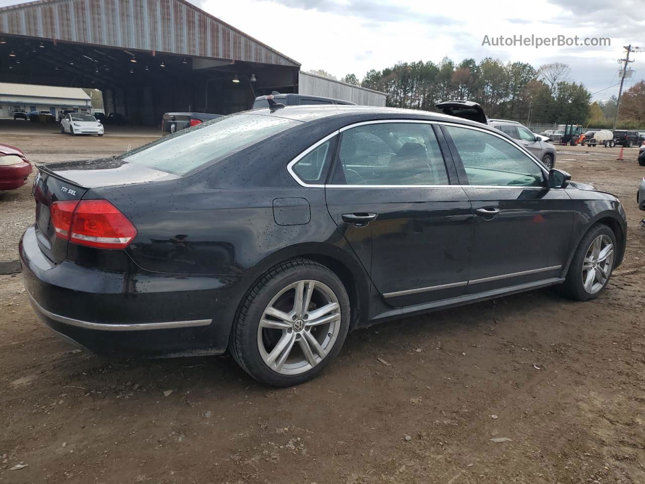 2014 Volkswagen Passat Sel Black vin: 1VWCN7A36EC101160