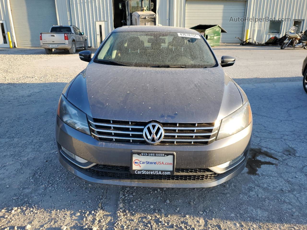 2013 Volkswagen Passat Sel Gray vin: 1VWCN7A37DC071018