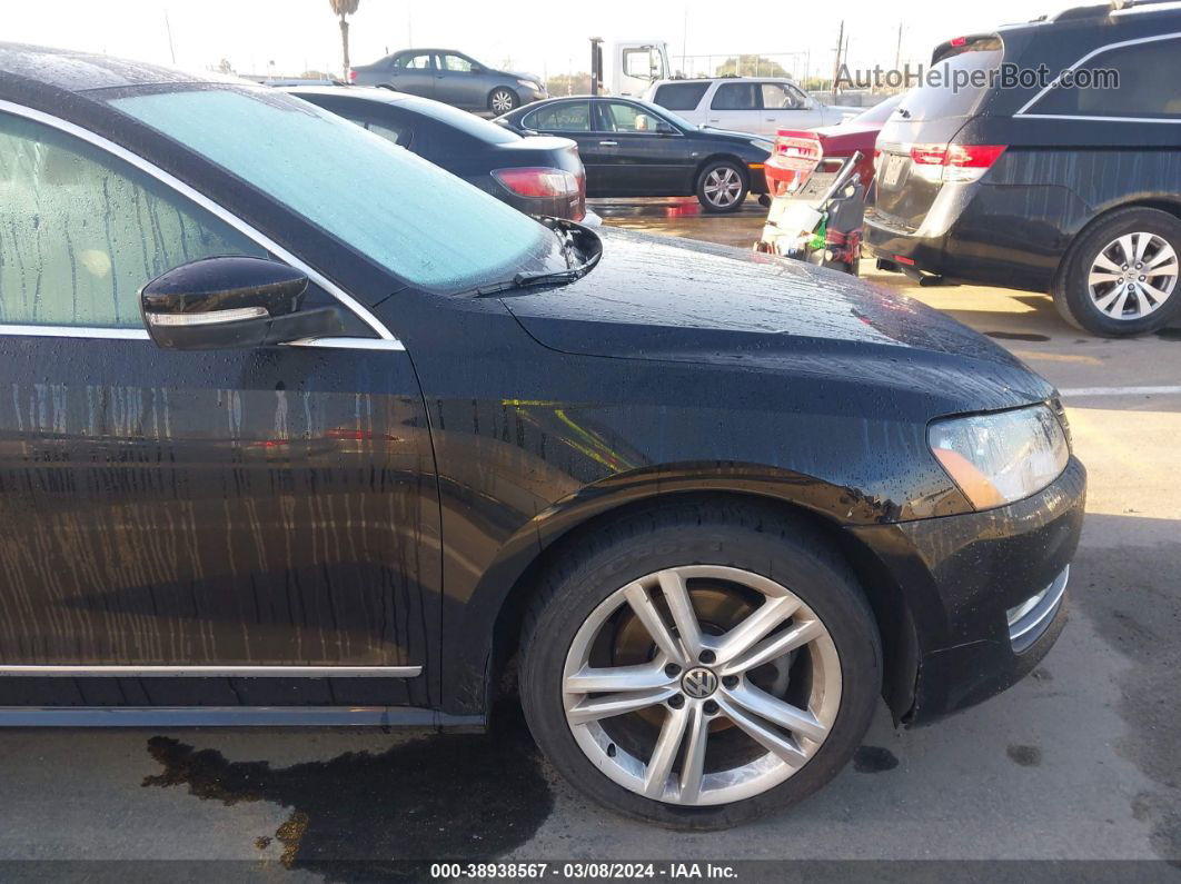 2013 Volkswagen Passat 2.0l Tdi Sel Premium Черный vin: 1VWCN7A37DC072167