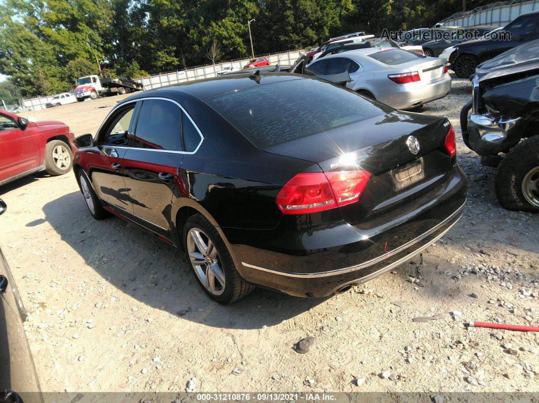 2013 Volkswagen Passat Tdi Sel Premium Black vin: 1VWCN7A37DC074064