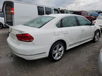 2013 Volkswagen Passat Sel White vin: 1VWCN7A37DC134960