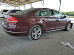 2014 Volkswagen Passat Sel Burgundy vin: 1VWCN7A37EC055323