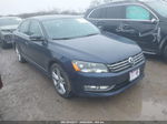 2014 Volkswagen Passat 2.0l Tdi Sel Premium Синий vin: 1VWCN7A38EC084104