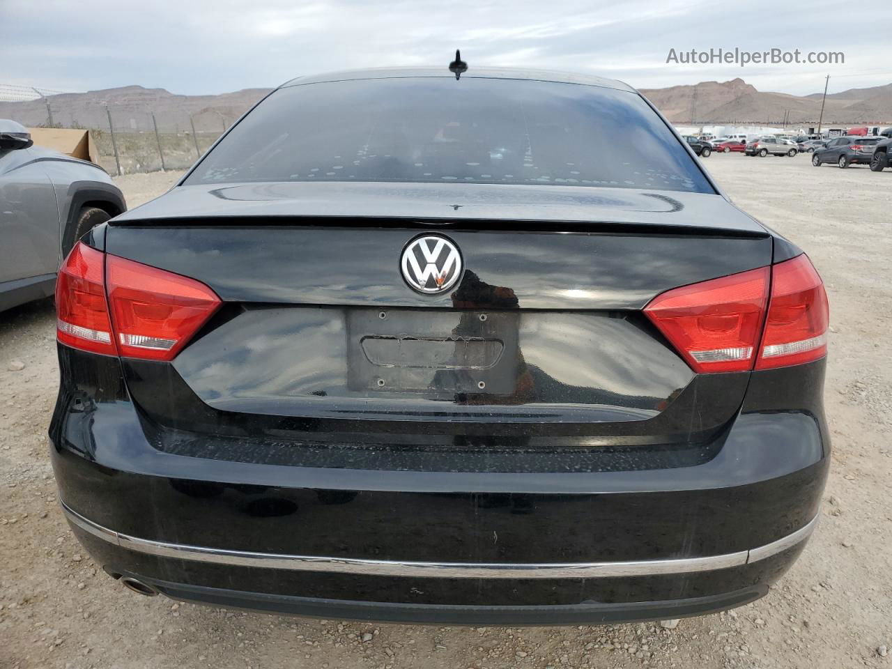 2012 Volkswagen Passat Sel Black vin: 1VWCN7A39CC083248