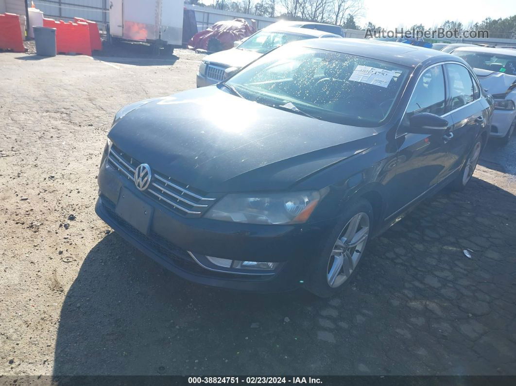 2013 Volkswagen Passat 2.0l Tdi Sel Premium Black vin: 1VWCN7A39DC065737