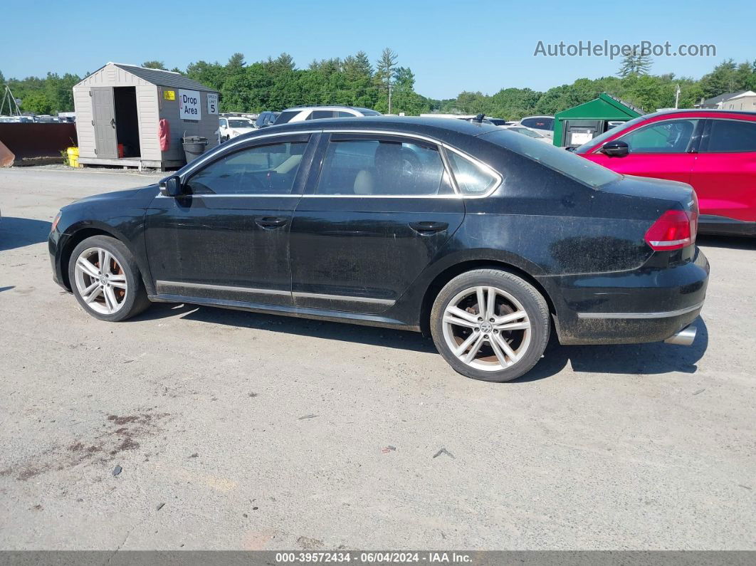 2013 Volkswagen Passat 2.0l Tdi Sel Premium Черный vin: 1VWCN7A39DC095546