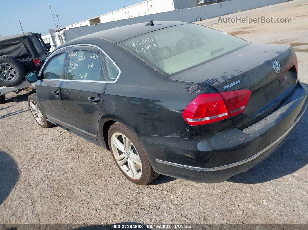 2013 Volkswagen Passat Tdi Sel Premium Black vin: 1VWCN7A3XDC119014