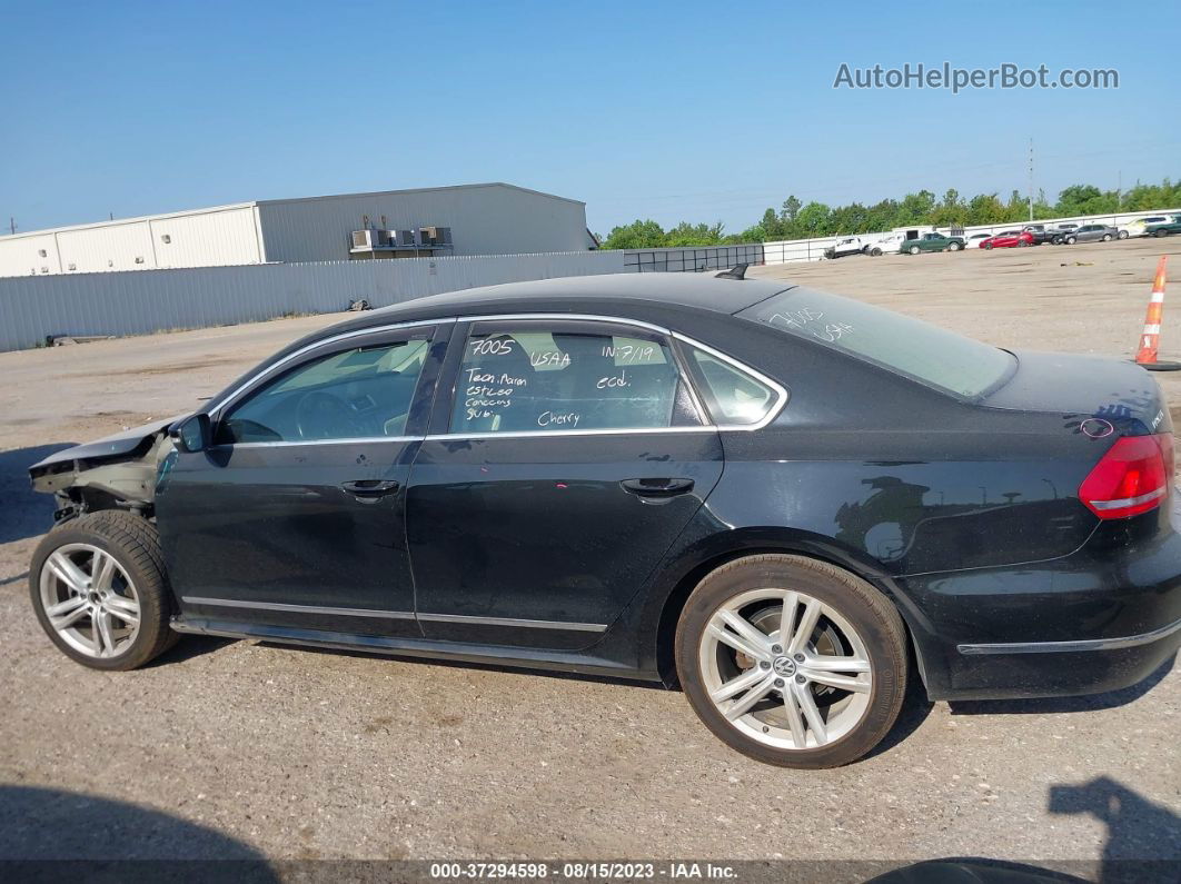 2013 Volkswagen Passat Tdi Sel Premium Black vin: 1VWCN7A3XDC119014