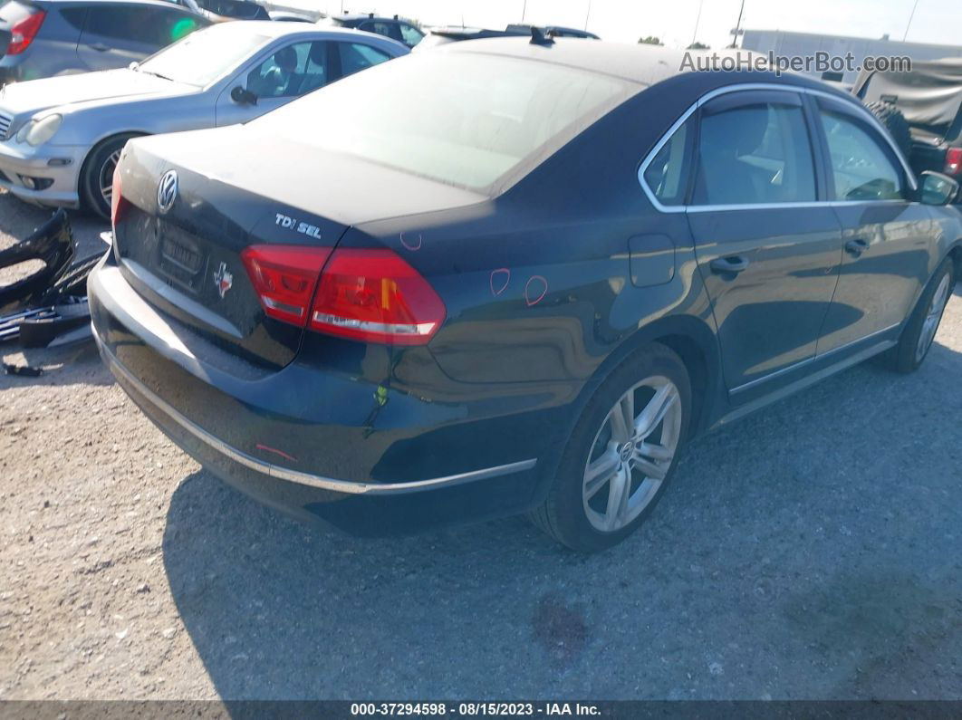 2013 Volkswagen Passat Tdi Sel Premium Black vin: 1VWCN7A3XDC119014