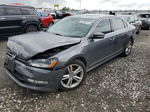 2013 Volkswagen Passat Sel Gray vin: 1VWCN7A3XDC134743