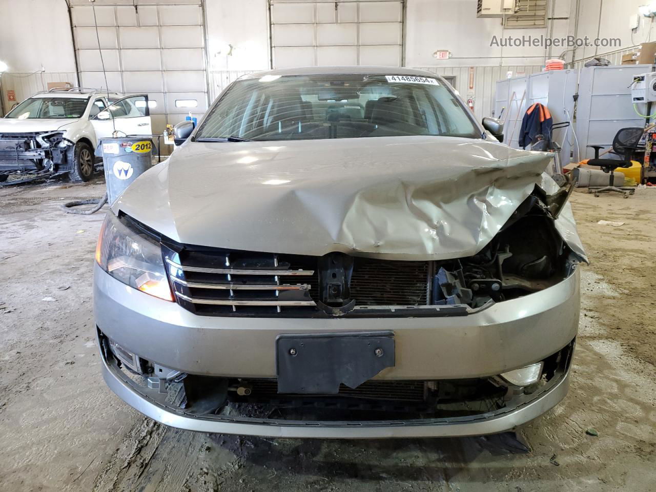 2013 Volkswagen Passat Sel Gray vin: 1VWCN7A3XDC143538