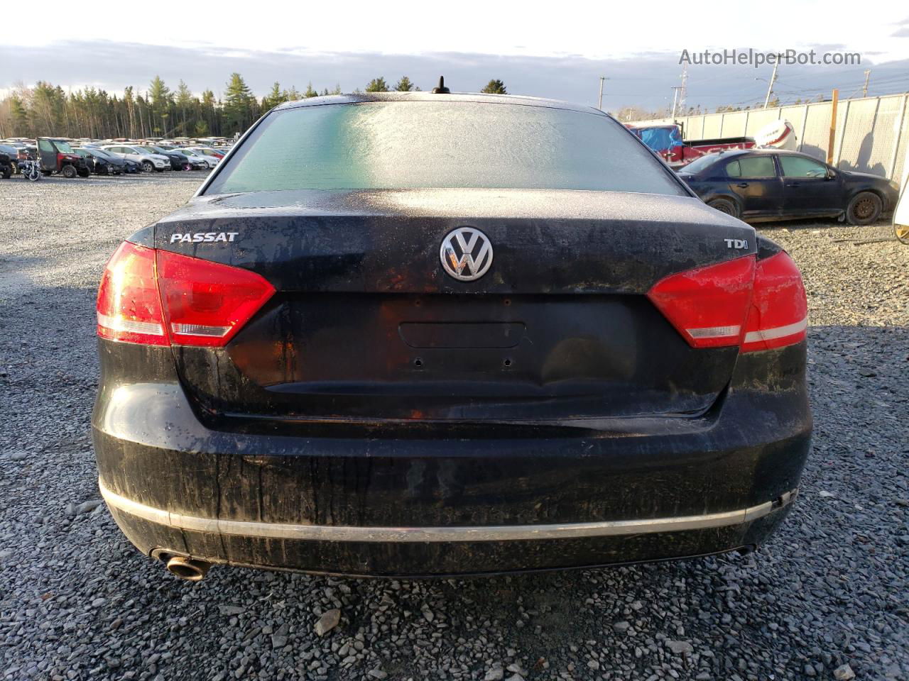 2014 Volkswagen Passat Sel Черный vin: 1VWCN7A3XEC008092